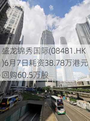 盛龙锦秀国际(08481.HK)6月7日耗资38.78万港元回购60.5万股