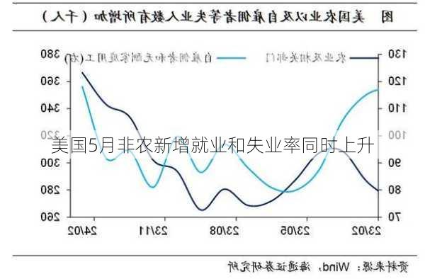 美国5月非农新增就业和失业率同时上升