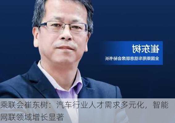 乘联会崔东树：汽车行业人才需求多元化，智能网联领域增长显著