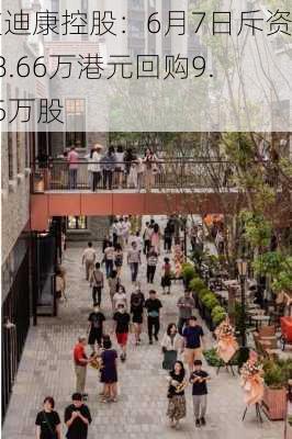 艾迪康控股：6月7日斥资78.66万港元回购9.45万股