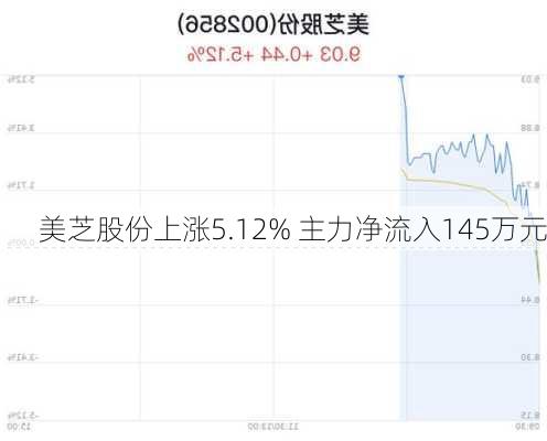 美芝股份上涨5.12% 主力净流入145万元