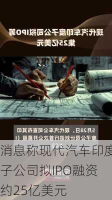 消息称现代汽车印度子公司拟IPO融资约25亿美元