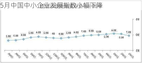 5月中国中小企业发展指数小幅下降