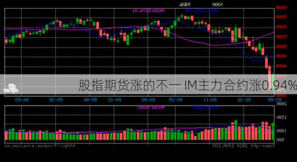 股指期货涨的不一 IM主力合约涨0.94%