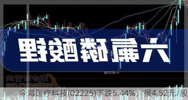 今海医疗科技(02225)下跌5.44%，报4.52元/股