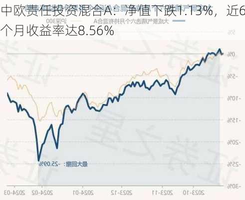 中欧责任投资混合A：净值下跌1.13%，近6个月收益率达8.56%