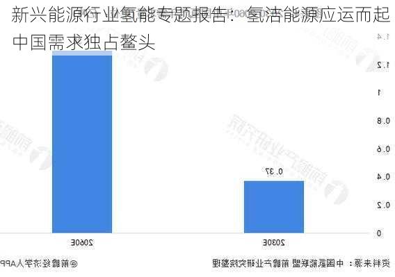 新兴能源行业氢能专题报告：氢洁能源应运而起 中国需求独占鳌头