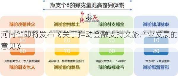 河南省即将发布《关于推动金融支持文旅产业发展的意见》