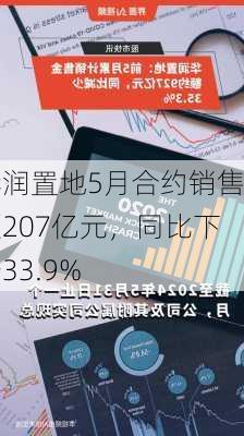 华润置地5月合约销售额207亿元，同比下降33.9%