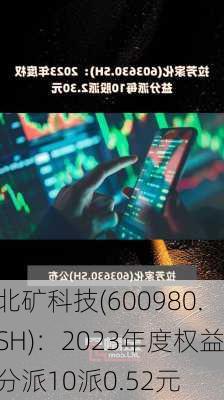 北矿科技(600980.SH)：2023年度权益分派10派0.52元