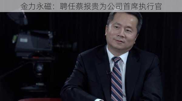 金力永磁：聘任蔡报贵为公司首席执行官