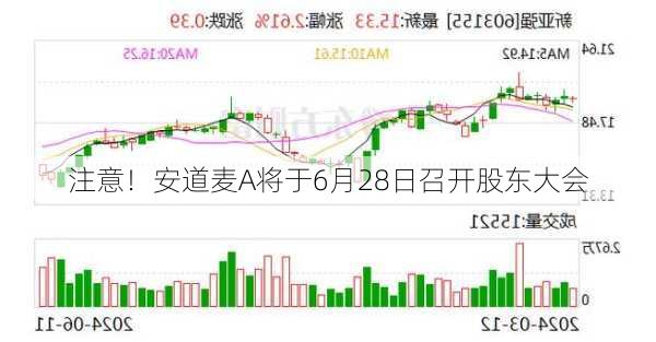 注意！安道麦A将于6月28日召开股东大会