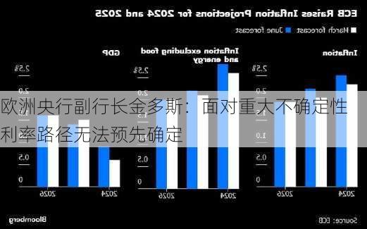 欧洲央行副行长金多斯：面对重大不确定性 利率路径无法预先确定