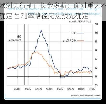 欧洲央行副行长金多斯：面对重大不确定性 利率路径无法预先确定