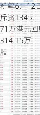 粉笔6月12日斥资1345.71万港元回购314.15万股