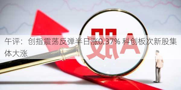 午评：创指震荡反弹半日涨0.37% 科创板次新股集体大涨