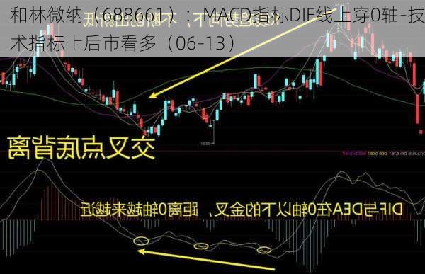 和林微纳（688661）：MACD指标DIF线上穿0轴-技术指标上后市看多（06-13）