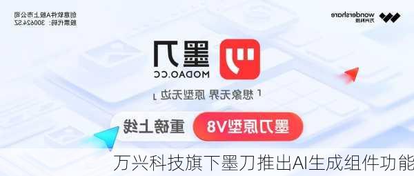 万兴科技旗下墨刀推出AI生成组件功能