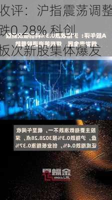 收评：沪指震荡调整跌0.28% 科创板次新股集体爆发