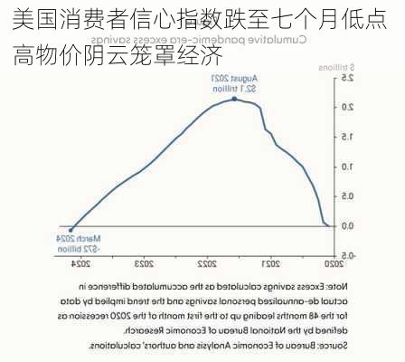 美国消费者信心指数跌至七个月低点 高物价阴云笼罩经济