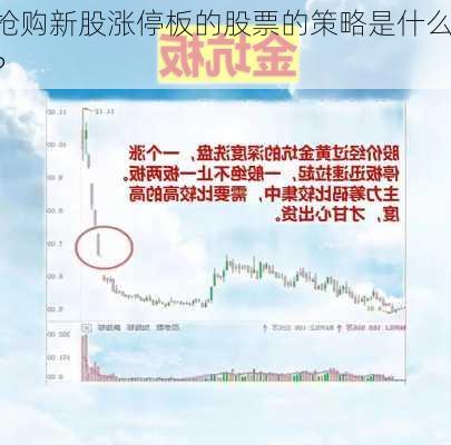 抢购新股涨停板的股票的策略是什么？