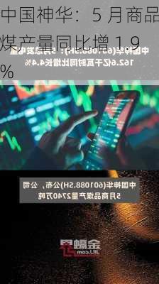 中国神华：5 月商品煤产量同比增 1.9%