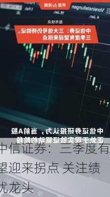 中信证券：三季度有望迎来拐点 关注绩优龙头