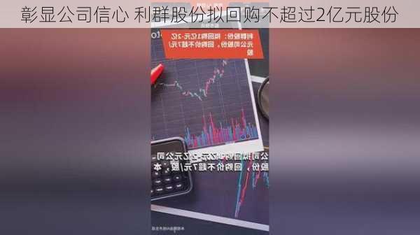 彰显公司信心 利群股份拟回购不超过2亿元股份