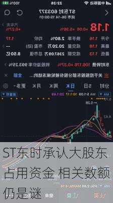 ST东时承认大股东占用资金 相关数额仍是谜