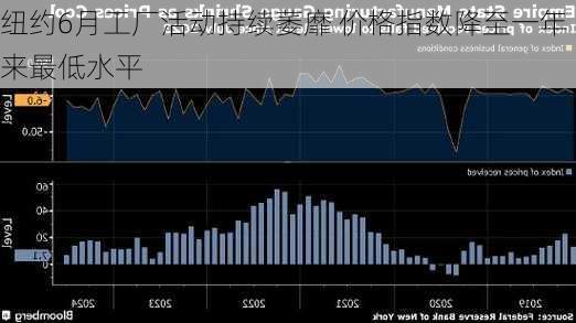 纽约6月工厂活动持续萎靡 价格指数降至一年来最低水平