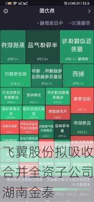 飞翼股份拟吸收合并全资子公司湖南金泰