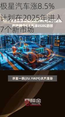 极星汽车涨8.5% 计划在2025年进入7个新市场