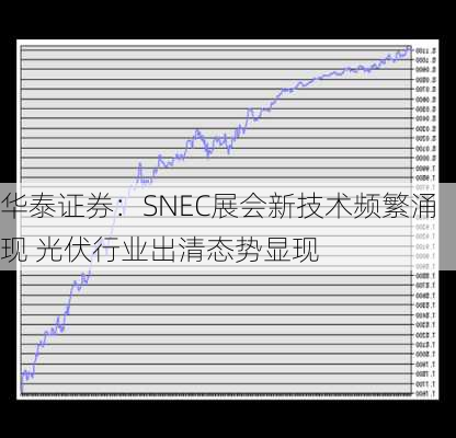 华泰证券：SNEC展会新技术频繁涌现 光伏行业出清态势显现