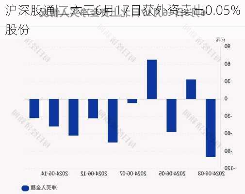 沪深股通|二六三6月17日获外资卖出0.05%股份