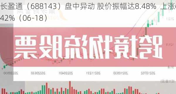 长盈通（688143）盘中异动 股价振幅达8.48%  上涨6.42%（06-18）