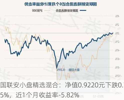 国联安小盘精选混合：净值0.9220元下跌0.75%，近1个月收益率-5.82%