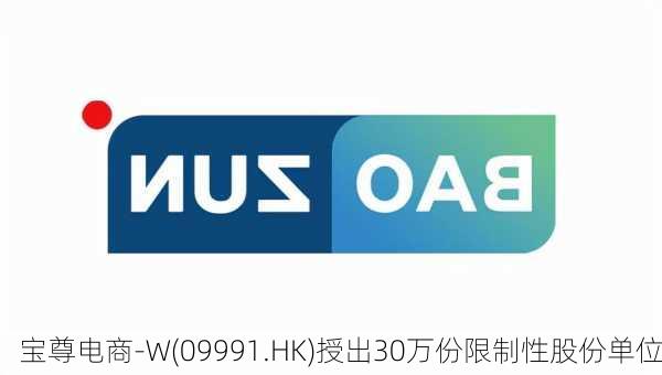 宝尊电商-W(09991.HK)授出30万份限制性股份单位