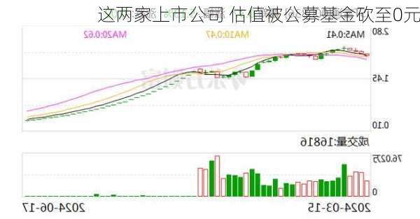 这两家上市公司 估值被公募基金砍至0元