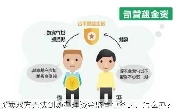 买卖双方无法到场办理资金监管业务时，怎么办？