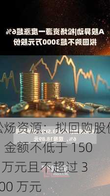 松炀资源：拟回购股份，金额不低于 1500 万元且不超过 3000 万元