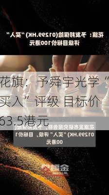 花旗：予舜宇光学“买入”评级 目标价63.5港元