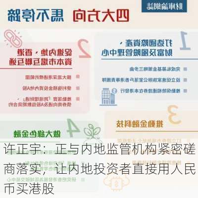 许正宇：正与内地监管机构紧密磋商落实，让内地投资者直接用人民币买港股