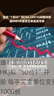 璋利国际(01693.HK)拟“50合1”并股 每手买卖单位变更为1000股