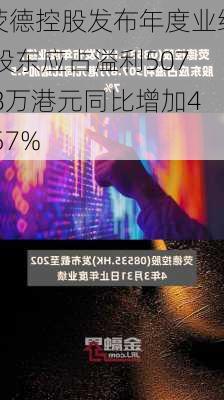 荧德控股发布年度业绩 股东应占溢利507.8万港元同比增加4.57%