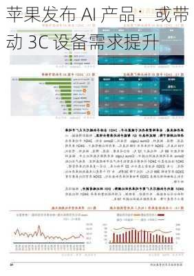 苹果发布 AI 产品：或带动 3C 设备需求提升