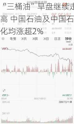 “三桶油”早盘继续走高 中国石油及中国石化均涨超2%