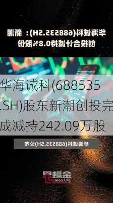 华海诚科(688535.SH)股东新潮创投完成减持242.09万股