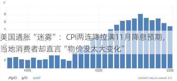 美国通胀“迷雾”：CPI两连降拉满11月降息预期，当地消费者却直言“物价没太大变化”