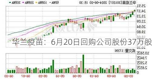 华兰疫苗：6月20日回购公司股份37万股