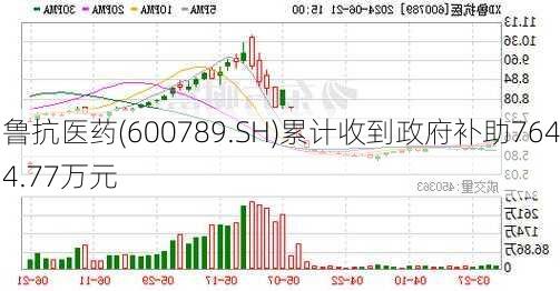 鲁抗医药(600789.SH)累计收到政府补助7644.77万元